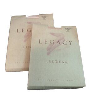 Legacy Legwear Shapewear Size A NUDE A37555 2 Paifs NEW Longline Brief Shaper